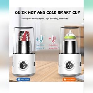 Intelligent Quick Cooler and Heater, SEMI-CONDUCTOR Electric Cup Warm/Cooler NEW